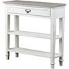 Dauphine 1 Drawer Accent Console Table - White, Light Brown - WI-CHR10VM-M-B-C
