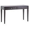 Haley Wooden Console Table - Dark Brown Finish, 2 Drawers - WI-CHW35900-50