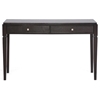 Haley Wooden Console Table - Dark Brown Finish, 2 Drawers - WI-CHW35900-50