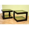 Colleen Glass Square Side Table - WI-CT-003