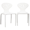 Durante White Plastic Molded Chair - WI-DC-317