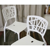 Oketo Stackable White Plastic Modern Dining Chair - WI-DC-452-B-WHT