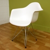 Dario White Molded Plastic Chair (Set of 2) - WI-DC-622C