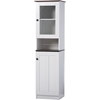 Lauren Buffet and Hutch Kitchen Cabinet - White, Wenge - WI-DR-883300-WHITE-WENGE