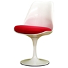 Cyma White and Red Plastic Chair - WI-DR73238