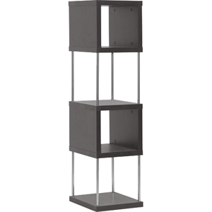 Murillo Display Shelf Tower - Dark Brown 