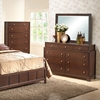 Butler King Bedroom Set - Sleigh, Upholstered Headboard, Brown - WI-IDB019-5PC-KING-BED-SET