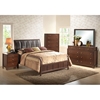 Butler King Bedroom Set - Sleigh, Upholstered Headboard, Brown - WI-IDB019-5PC-KING-BED-SET