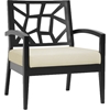 Jennifer Lounge Chair - Black, Khaki - WI-JENNIFER-LOUNGE-CHAIR-110-661