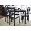 Jet Moon 5-Piece Dining Set - Wenge and Beige - WI-JET-MOON-5PC-DINING-SET