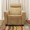 Holcomb Tan Microfiber Recliner Chair - WI-LER-002M