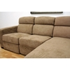 Holcomb Tan Microfiber Reclining Sectional with Storage Chaise - WI-LER-005-TAN