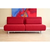 Elona Contemporary Convertible Sofa - Red - WI-LK06-2-D-06-RED