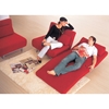 Elona Contemporary Convertible Sofa - Red - WI-LK06-2-D-06-RED