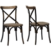 Konstanze Dining Chair - Walnut Brown, Antique Cooper (Set of 2) - WI-M-74541A-WALNUT-AC-DC