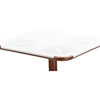 Marinos Square Bistro Table - Brown and White - WI-M-84428-24-WHITE-BROWN-DT
