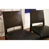 Mia Dark Brown Wood and Leather Dining Chair - WI-MIA-DC-107-560