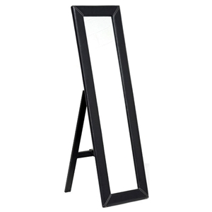 McLean Dark Brown Mirror with Built-In Stand 