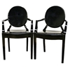Dreama Modern Acrylic Armed Ghost Chair - WI-PC-449-X
