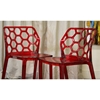 Honeycomb Stackable Acrylic Dining Chair - WI-PC-454-X
