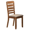 Taylor Ladder Back Chair - Walnut, Light Brown Twill - WI-PCH-5002-S3