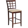 Katelyn Counter Stool - Cappuccino, Brown (Set of 2) - WI-PCH-6844-S3-24
