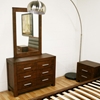 Robin 4-Piece Bedroom Set in Cocoa - WI-ROBBIN-4PC