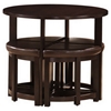 Rochester Brown Bar Table with Nesting Stools - WI-RT-130-PUB-STL