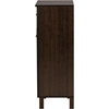 Felda 1 Drawer Shoes Cabinet - 2 Doors, Dark Brown - WI-SC864598-WENGE