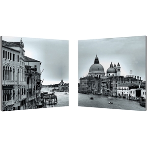 Timeless Venice Mounted Photography Print Diptych - Multicolor 
