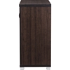 Zentra Sideboard Storage Cabinet - 2 Glass Doors, Dark Brown - WI-SR-890001-WENGE