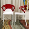 Swap Stackable Two-Toned Plastic Dining Chair - WI-SWAP-AC-X