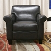 Atticus Black-Brown Modern Club Chair - WI-TA1364