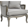 Constanza Classic Antiqued French Accent Chair - Beige - WI-TA2256-BEIGE