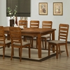 Taylor 7-Piece Dining Set - Extension Table, Ladder Back Chairs - WI-TAYLOR-7-PC-DINING-SET