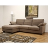 Priscilla Tan Twill Fabric Modern Sectional with Chaise - WI-TD0306A-RUGI-50