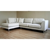 Sterling Cream Twill Fabric Sectional Sofa with Chaise - WI-TD7304-RUGI-01