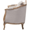 Corneille Linen Upholstered Lounge Chair - Beige - WI-TSF-8130-1-BEIGE