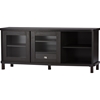 Walda 1 Drawer TV Cabinet - Dark Brown - WI-TV838071-EMBOSSE