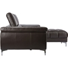 Sosegado Leather Sectional Sofa - Right Facing Chaise, Brown - WI-U2386S-BLBW-RFC