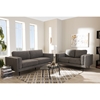 Brittany Fabric Upholstered Loveseat - Gray - WI-U5073K-DUST-GRAY-LS