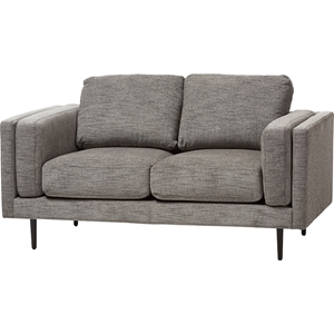 Brittany Fabric Upholstered Loveseat - Gray 