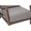 Velda Accent Chair - Medium Brown, Gravel - WI-VELDA-LOUNGE-CHAIR-109-690