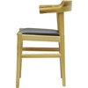Lausch Dining Chair - Black, Natural (Set of 2) - WI-WD-824B-NATURAL