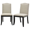 Baudette Beige Fabric Dining Chair - WI-Y-992-C-250