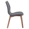 Aalborg Dining Chair - Graphite - ZM-100057
