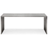 Novel Rectangular Dining / Office Table - Stainless Steel - ZM-100082