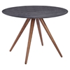 Grapeland Heights Dining Table - Walnut and Black - ZM-100094