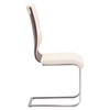 Roxboro Dining Chair - Cream, Walnut - ZM-100133