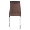 Roxboro Dining Chair - Brown, Walnut - ZM-100134